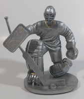 Ice Hockey Goalie Goaltender Silver Colored Resin Trophy Sculpture