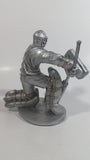 Ice Hockey Goalie Goaltender Silver Colored Resin Trophy Sculpture