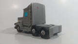 Vintage 1980 Buddy L Grey Silver Semi Tractor Truck Die Cast and Plastic Toy Car Vehicle Rig