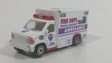 Realtoy Fire Dept. Special Equipment Ambulance White 68 Die Cast Toy Car Rescue Medic Emergency Vehicle