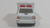 Realtoy Fire Dept. Special Equipment Ambulance White 68 Die Cast Toy Car Rescue Medic Emergency Vehicle