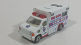 Realtoy Fire Dept. Special Equipment Ambulance White 68 Die Cast Toy Car Rescue Medic Emergency Vehicle