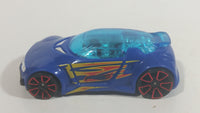 2017 Hot Wheels Gas Station High Voltage Blue Die Cast Toy Race Car Vehicle