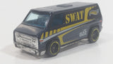 2014 Hot Wheels HW City Rescue '70s Van SWAT Police Cops Dark Blue Die Cast Toy Car Vehicle