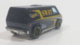 2014 Hot Wheels HW City Rescue '70s Van SWAT Police Cops Dark Blue Die Cast Toy Car Vehicle