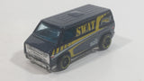 2014 Hot Wheels HW City Rescue '70s Van SWAT Police Cops Dark Blue Die Cast Toy Car Vehicle