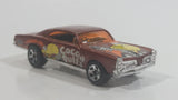 2004 Hot Wheels Cereal Crunchers Cocoa Puffs '67 Pontiac GTO Brown Die Cast Toy Muscle Car Vehicle