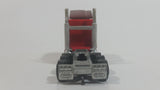 Vintage Majorette Shell Oil Fuel Tanker Trailer and Semi Tractor Truck Yellow , Red White Die Cast Toy Car Vehicle