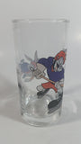 1998 Smucker's Collectables Warner Bros. Hockey Themed Bugs Bunny Cartoon Character Small Drinking Glass