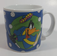 1994 Sakura Looney Tunes Daffy Duck Golf Themed Cartoon Character Ceramic Coffee Mug Television Collectible