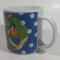 1994 Sakura Looney Tunes Daffy Duck Golf Themed Cartoon Character Ceramic Coffee Mug Television Collectible