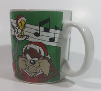 1997 Applause Warner Bros. Looney Tunes Characters Carollers Christmas Themed Cartoon Ceramic Coffee Mug Television Collectible