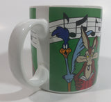 1997 Applause Warner Bros. Looney Tunes Characters Carollers Christmas Themed Cartoon Ceramic Coffee Mug Television Collectible