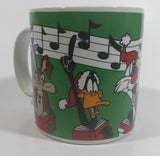 1997 Applause Warner Bros. Looney Tunes Characters Carollers Christmas Themed Cartoon Ceramic Coffee Mug Television Collectible