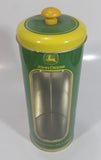 The Tin Box Company John Deere Tractors "Nothing Runs Like a Deere!" Tin Metal Straw Holder Container Farming Collectible