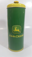 The Tin Box Company John Deere Tractors "Nothing Runs Like a Deere!" Tin Metal Straw Holder Container Farming Collectible