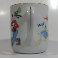 Vintage Disneyland Walt Disney World Gold Rimmed Porcelain Ceramic Coffee Mug Made in Japan