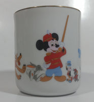 Vintage Disneyland Walt Disney World Gold Rimmed Porcelain Ceramic Coffee Mug Made in Japan