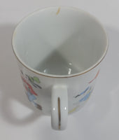 Vintage Disneyland Walt Disney World Gold Rimmed Porcelain Ceramic Coffee Mug Made in Japan