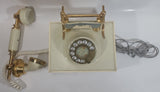 Vintage DecoTel French Victorian Style Blue and White Cameo Grecian Scenes Brass Rotary Telephone