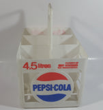 Vintage Pepsi-Cola 4.5L 6 x 750mL White Plastic Bottle Holder Carrying Case - Gray Beverages H.O. Vancouver, B.C.