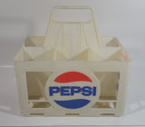 Vintage Pepsi-Cola 4.5L 6 x 750mL White Plastic Bottle Holder Carrying Case - Gray Beverages H.O. Vancouver, B.C.