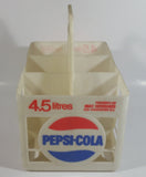 Vintage Pepsi-Cola 4.5L 6 x 750mL White Plastic Bottle Holder Carrying Case - Gray Beverages H.O. Vancouver, B.C.