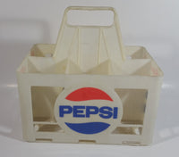 Vintage Pepsi-Cola 4.5L 6 x 750mL White Plastic Bottle Holder Carrying Case - Gray Beverages H.O. Vancouver, B.C.