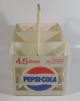 Vintage Pepsi-Cola 4.5L 6 x 750mL White Plastic Bottle Holder Carrying Case - Gray Beverages H.O. Vancouver, B.C.