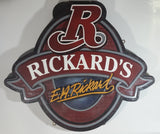 E.H. Rickard's Beer 21" x 24" Double Sided Wood Sign Pub Bar Lounge Advertising Collectible