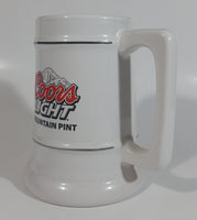 Coors Light Beer Mountain Pint 6" Tall Stein Mug Breweriana Collectible Drinkware