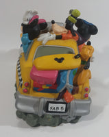 Disney Fab 5 Duck Cab Co. Taxi Vinyl Coin Bank Cartoon Collectible