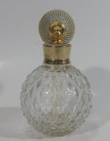 Vintage Clear Crystal Glass Globe Atomizer Perfume Spray Bottle