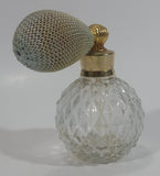 Vintage Clear Crystal Glass Globe Atomizer Perfume Spray Bottle