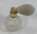 Vintage Clear Crystal Glass Globe Atomizer Perfume Spray Bottle