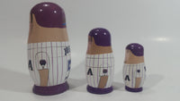 Gila River Casinos Russian Babooshka MLB Baseball Arizona Diamondbacks Set of 3 Wooden Stacking Nesting Dolls of Players