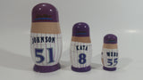 Gila River Casinos Russian Babooshka MLB Baseball Arizona Diamondbacks Set of 3 Wooden Stacking Nesting Dolls of Players