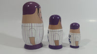 Gila River Casinos Russian Babooshka MLB Baseball Arizona Diamondbacks Set of 3 Wooden Stacking Nesting Dolls of Players