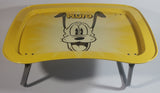 Disney Pluto Yellow and Black Folding Metal Lunch TV Tray TV Collectible