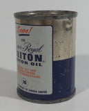 Rare Vintage Unocal 76 Super Royal Triton Motor Oil "The Finest" 4 oz Tin Metal Coin Bank