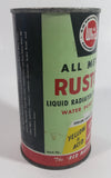 Vintage Whiz Hollingshead All Metal Rustop Liquid Radiator Inhibitor Water Pump Lube 12 1/8 Fl oz. Imp. Tin Metal Can Never Opened Still Full
