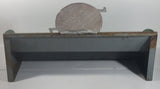 Vintage Custom Made Whiz Automotive Products Green Metal Wall Mount Display Shelf 18"W x 10"H x 8"D