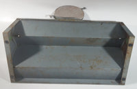 Vintage Custom Made Whiz Automotive Products Green Metal Wall Mount Display Shelf 18"W x 10"H x 8"D
