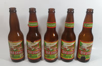 Vintage Set of 5 Capilano Brewery Vancouver Old Style Beer Amber Brown Glass Bottles