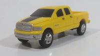 ERTL 2005 Dodge Ram 1500 Truck Yellow Die Cast Toy Car Vehicle Missing one Tire