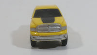 ERTL 2005 Dodge Ram 1500 Truck Yellow Die Cast Toy Car Vehicle Missing one Tire