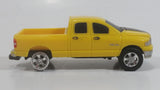 ERTL 2005 Dodge Ram 1500 Truck Yellow Die Cast Toy Car Vehicle Missing one Tire