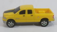 ERTL 2005 Dodge Ram 1500 Truck Yellow Die Cast Toy Car Vehicle Missing one Tire