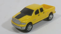 ERTL 2005 Dodge Ram 1500 Truck Yellow Die Cast Toy Car Vehicle Missing one Tire