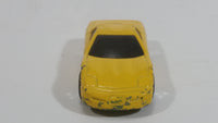 2000 Hot Wheels Corvette Yellow Die Cast Toy Car Vehicle McDonald's Happy Meal